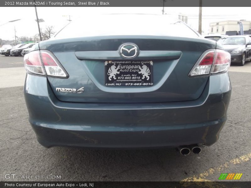 Steel Blue / Black 2012 Mazda MAZDA6 i Touring Sedan