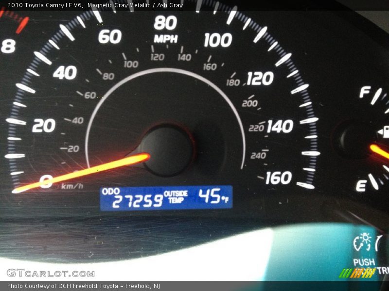Magnetic Gray Metallic / Ash Gray 2010 Toyota Camry LE V6