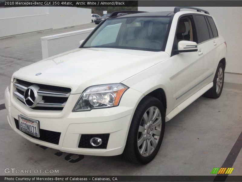 Arctic White / Almond/Black 2010 Mercedes-Benz GLK 350 4Matic