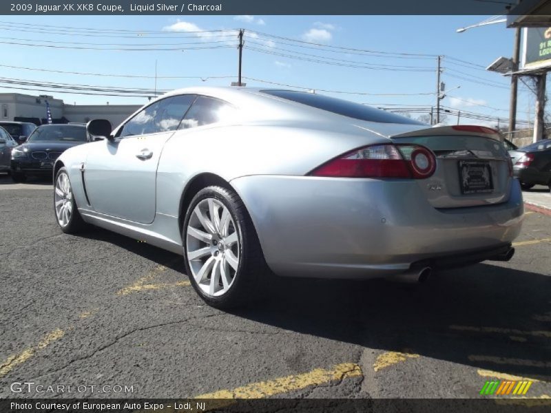 Liquid Silver / Charcoal 2009 Jaguar XK XK8 Coupe