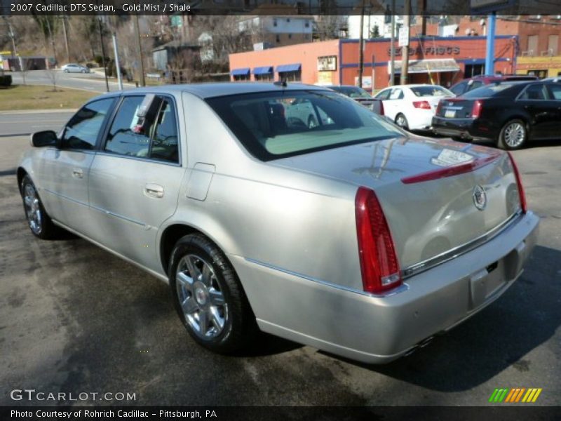 Gold Mist / Shale 2007 Cadillac DTS Sedan