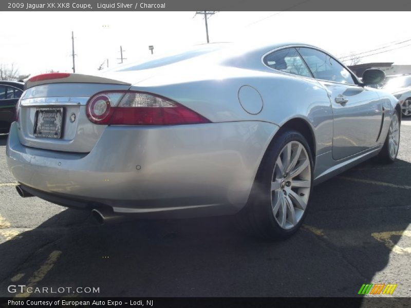 Liquid Silver / Charcoal 2009 Jaguar XK XK8 Coupe