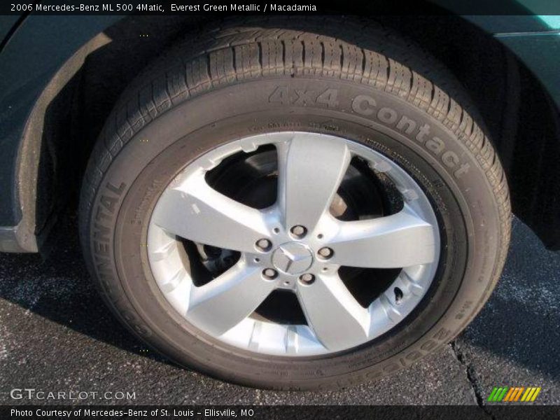 Everest Green Metallic / Macadamia 2006 Mercedes-Benz ML 500 4Matic
