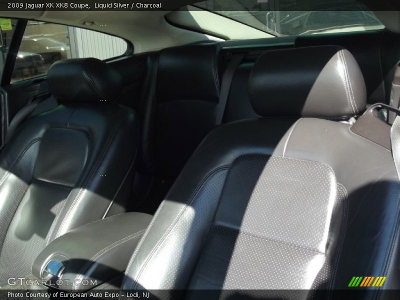 Liquid Silver / Charcoal 2009 Jaguar XK XK8 Coupe