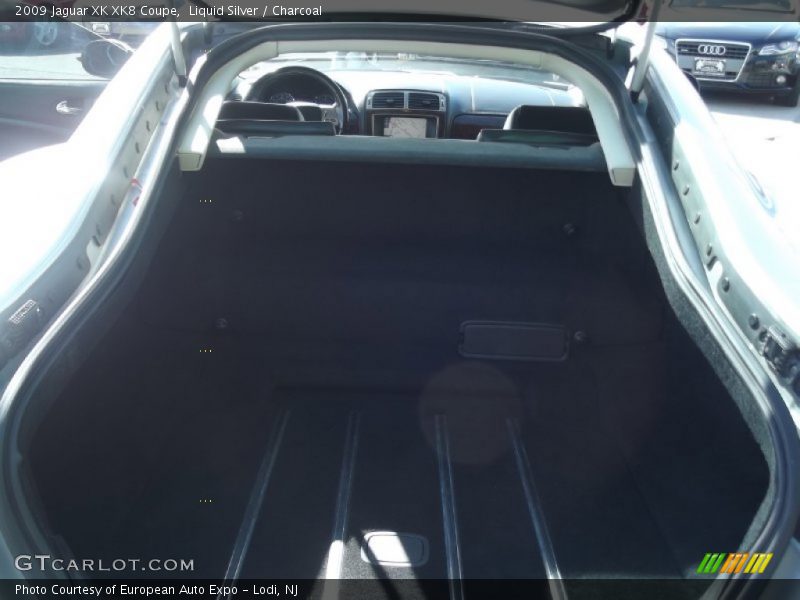 Liquid Silver / Charcoal 2009 Jaguar XK XK8 Coupe