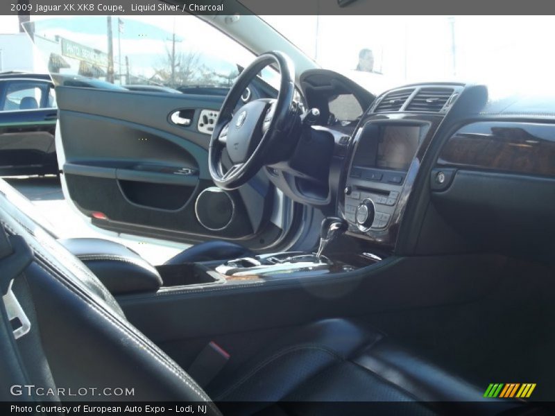 Liquid Silver / Charcoal 2009 Jaguar XK XK8 Coupe