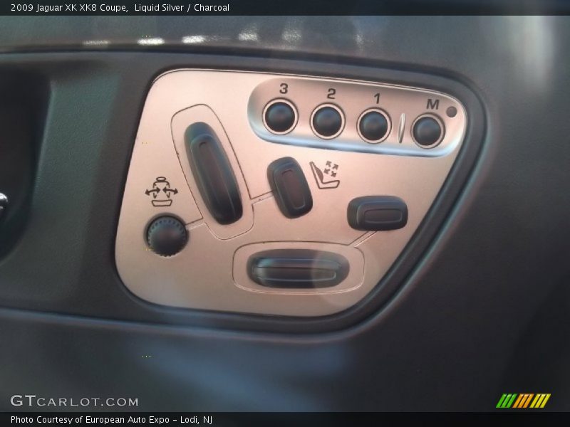 Liquid Silver / Charcoal 2009 Jaguar XK XK8 Coupe