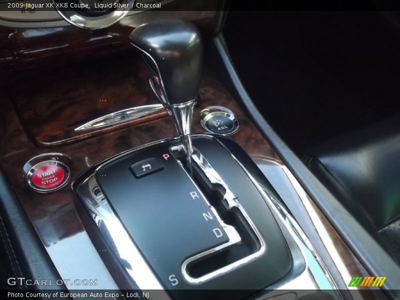 Liquid Silver / Charcoal 2009 Jaguar XK XK8 Coupe