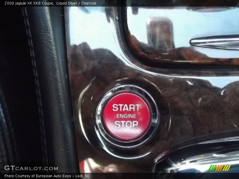 Liquid Silver / Charcoal 2009 Jaguar XK XK8 Coupe