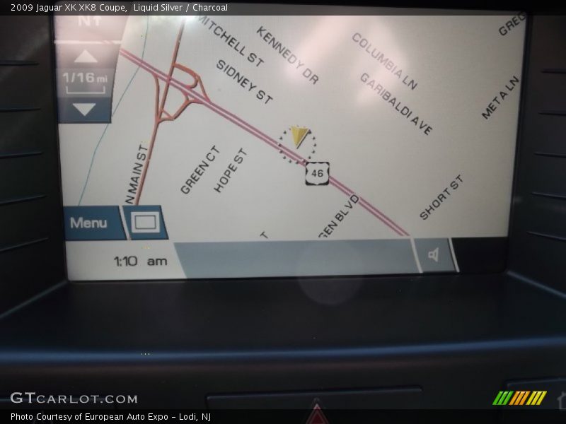 Liquid Silver / Charcoal 2009 Jaguar XK XK8 Coupe