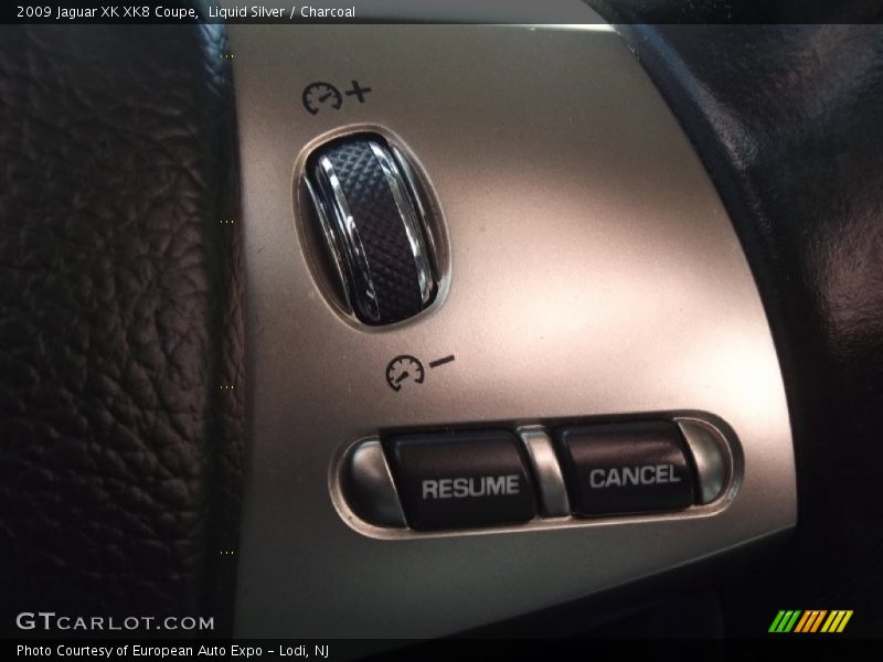 Liquid Silver / Charcoal 2009 Jaguar XK XK8 Coupe