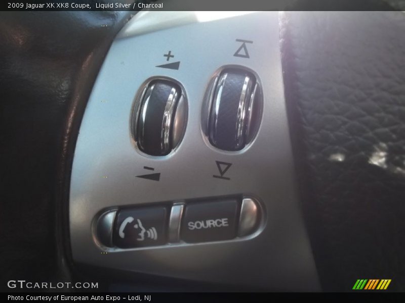 Liquid Silver / Charcoal 2009 Jaguar XK XK8 Coupe