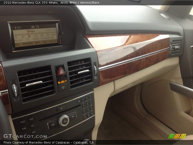 Arctic White / Almond/Black 2010 Mercedes-Benz GLK 350 4Matic