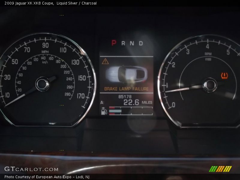 Liquid Silver / Charcoal 2009 Jaguar XK XK8 Coupe