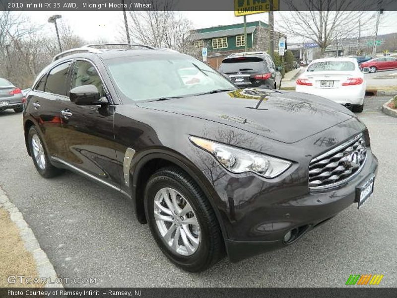 Midnight Mocha / Wheat 2010 Infiniti FX 35 AWD