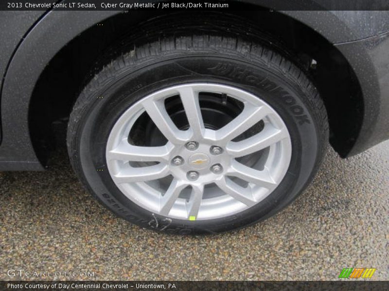 Cyber Gray Metallic / Jet Black/Dark Titanium 2013 Chevrolet Sonic LT Sedan