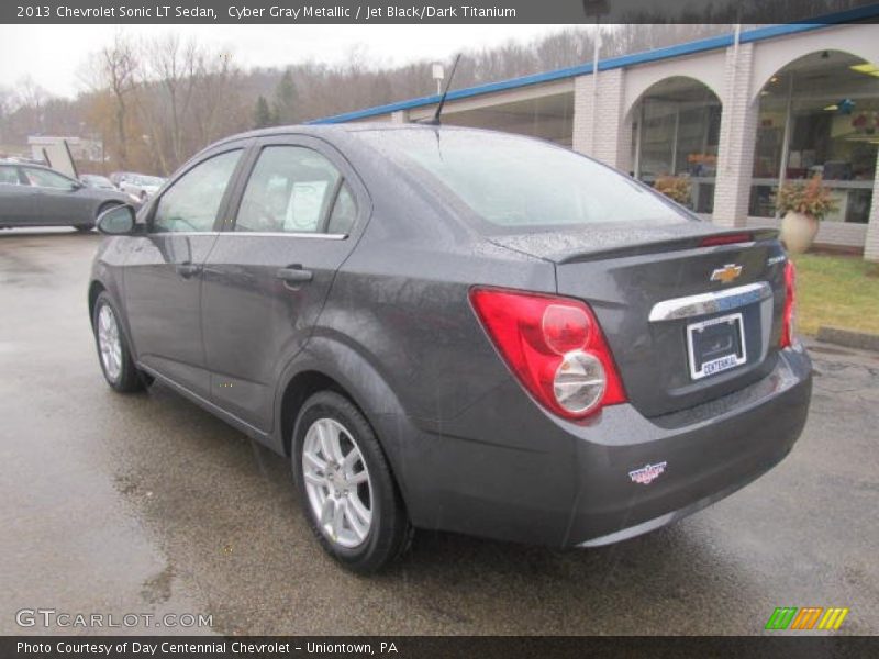 Cyber Gray Metallic / Jet Black/Dark Titanium 2013 Chevrolet Sonic LT Sedan