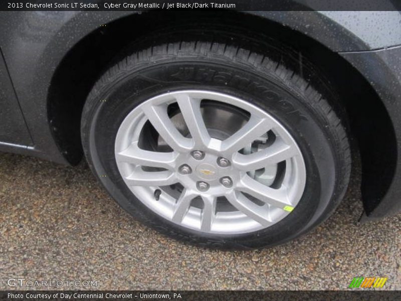 Cyber Gray Metallic / Jet Black/Dark Titanium 2013 Chevrolet Sonic LT Sedan