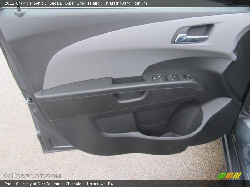 Cyber Gray Metallic / Jet Black/Dark Titanium 2013 Chevrolet Sonic LT Sedan