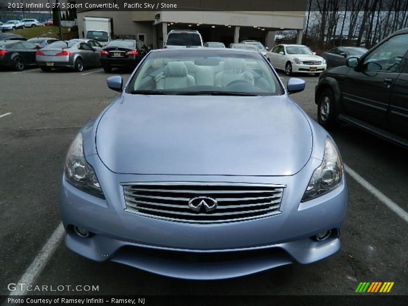 Pacific Sky / Stone 2012 Infiniti G 37 S Sport Convertible