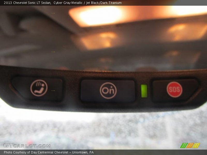 Cyber Gray Metallic / Jet Black/Dark Titanium 2013 Chevrolet Sonic LT Sedan