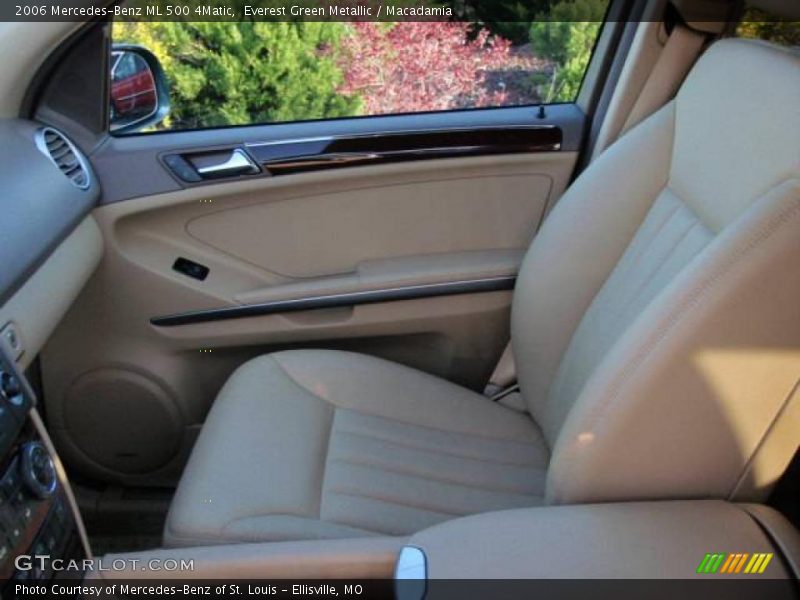 Everest Green Metallic / Macadamia 2006 Mercedes-Benz ML 500 4Matic