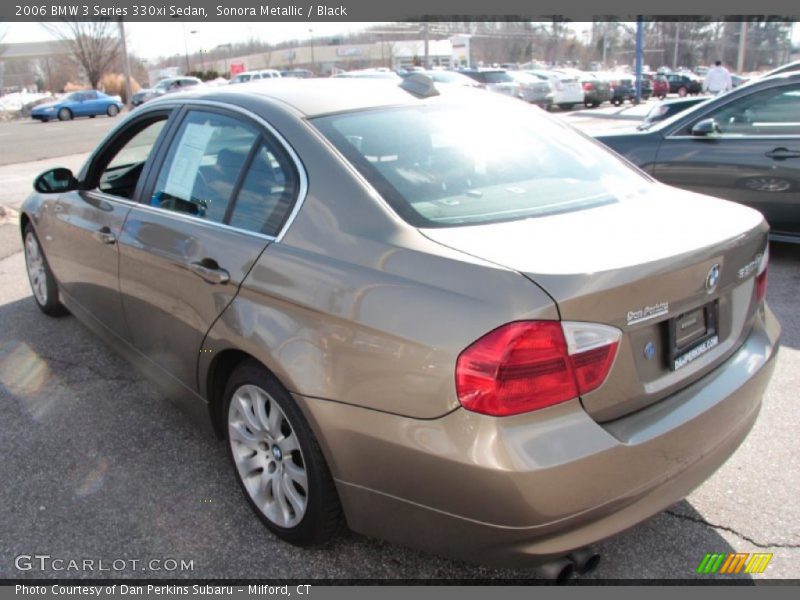 Sonora Metallic / Black 2006 BMW 3 Series 330xi Sedan