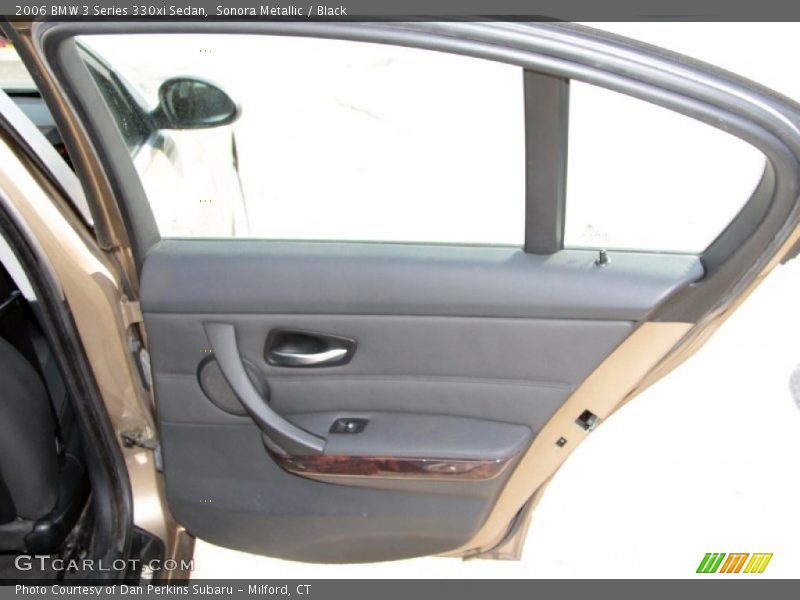 Sonora Metallic / Black 2006 BMW 3 Series 330xi Sedan