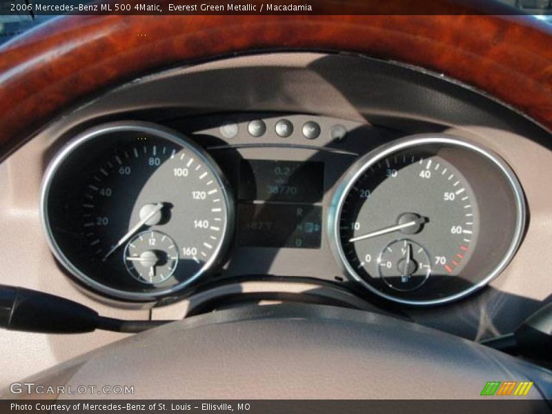 Everest Green Metallic / Macadamia 2006 Mercedes-Benz ML 500 4Matic