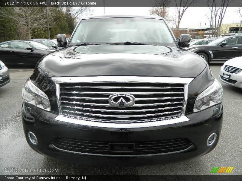 Black Obsidian / Graphite 2012 Infiniti QX 56 4WD