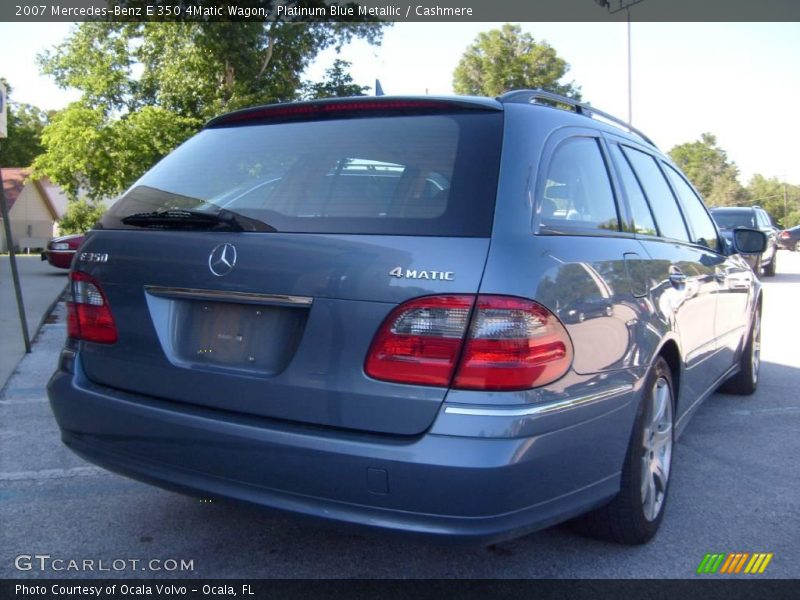 Platinum Blue Metallic / Cashmere 2007 Mercedes-Benz E 350 4Matic Wagon