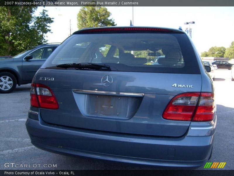 Platinum Blue Metallic / Cashmere 2007 Mercedes-Benz E 350 4Matic Wagon