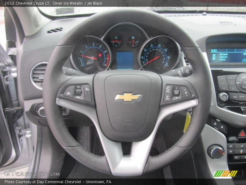 Silver Ice Metallic / Jet Black 2013 Chevrolet Cruze LT