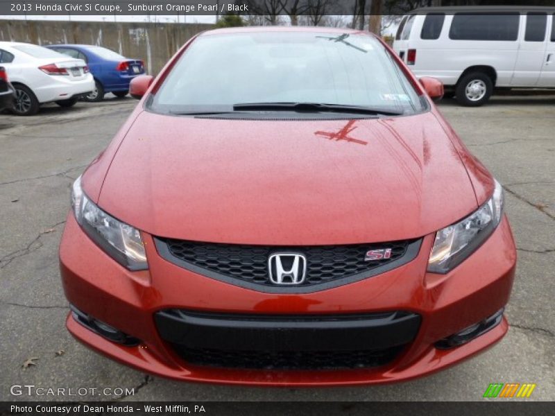  2013 Civic Si Coupe Sunburst Orange Pearl