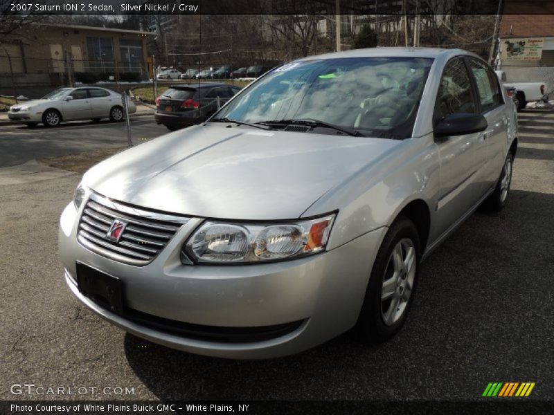 Silver Nickel / Gray 2007 Saturn ION 2 Sedan