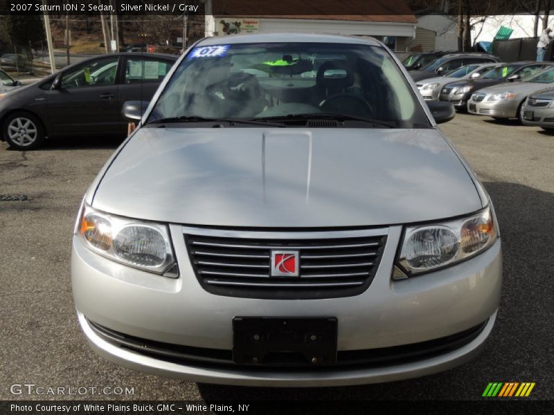 Silver Nickel / Gray 2007 Saturn ION 2 Sedan