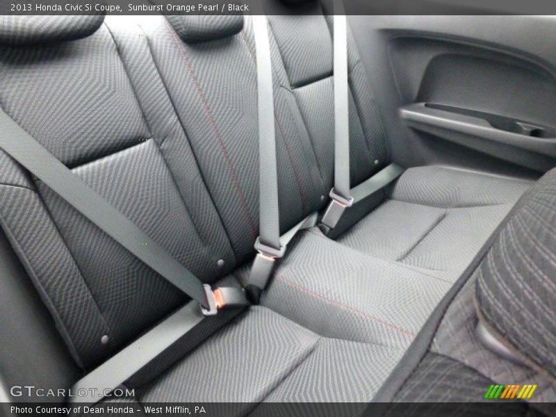 Rear Seat of 2013 Civic Si Coupe