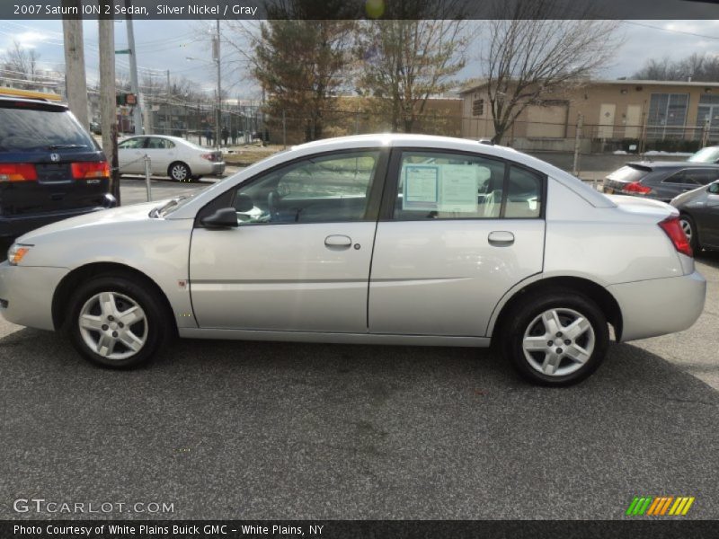 Silver Nickel / Gray 2007 Saturn ION 2 Sedan