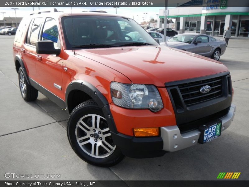 Orange Frost Metallic / Black/Stone 2007 Ford Explorer XLT Ironman Edition 4x4