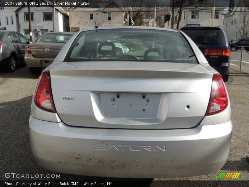 Silver Nickel / Gray 2007 Saturn ION 2 Sedan