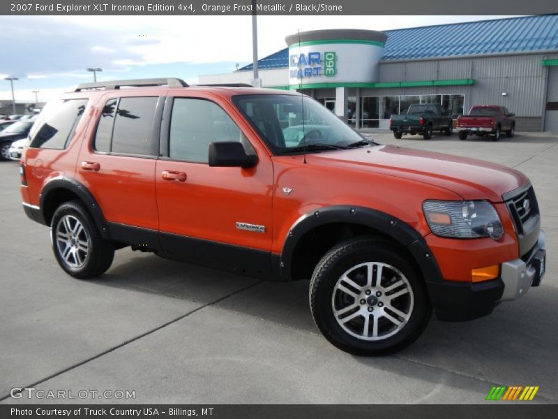 Orange Frost Metallic / Black/Stone 2007 Ford Explorer XLT Ironman Edition 4x4