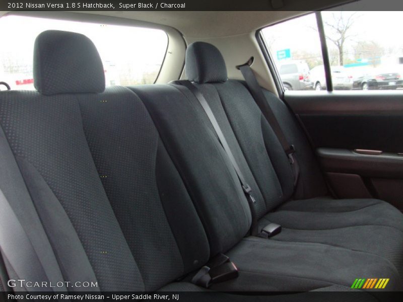 Super Black / Charcoal 2012 Nissan Versa 1.8 S Hatchback