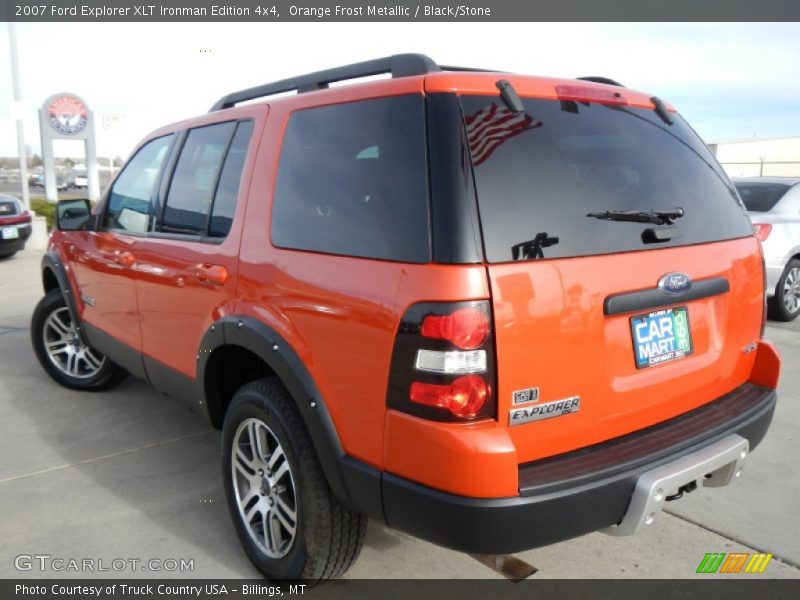 Orange Frost Metallic / Black/Stone 2007 Ford Explorer XLT Ironman Edition 4x4