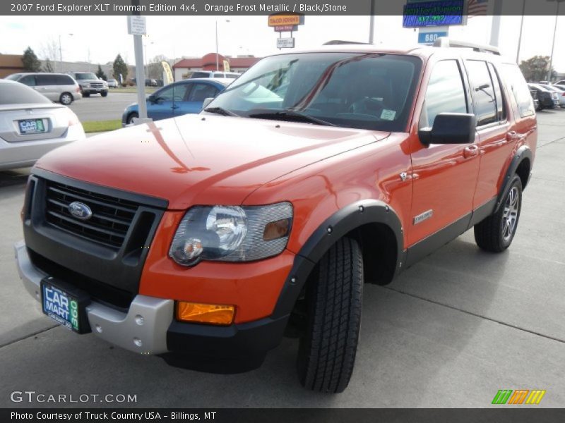 Orange Frost Metallic / Black/Stone 2007 Ford Explorer XLT Ironman Edition 4x4