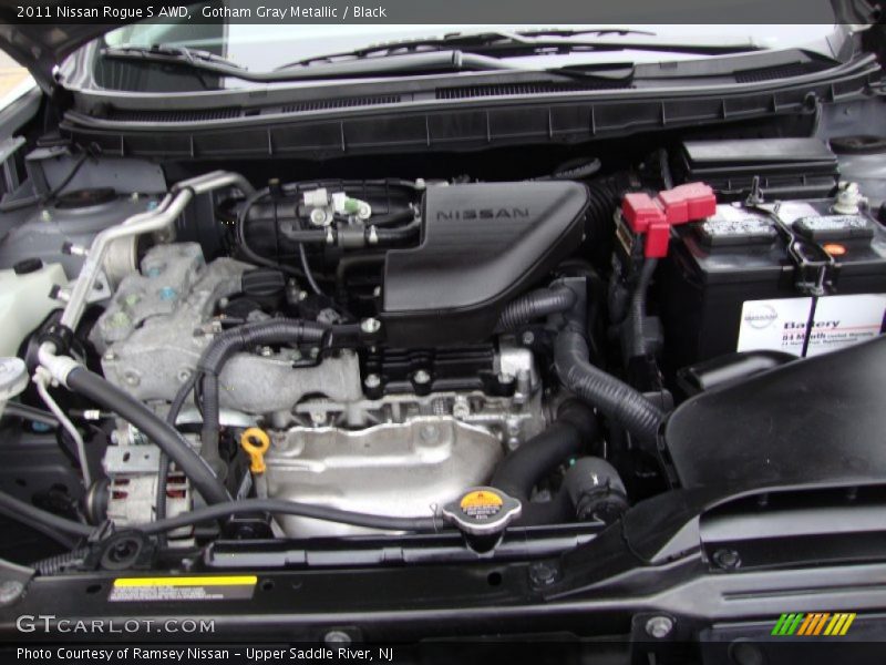 Gotham Gray Metallic / Black 2011 Nissan Rogue S AWD