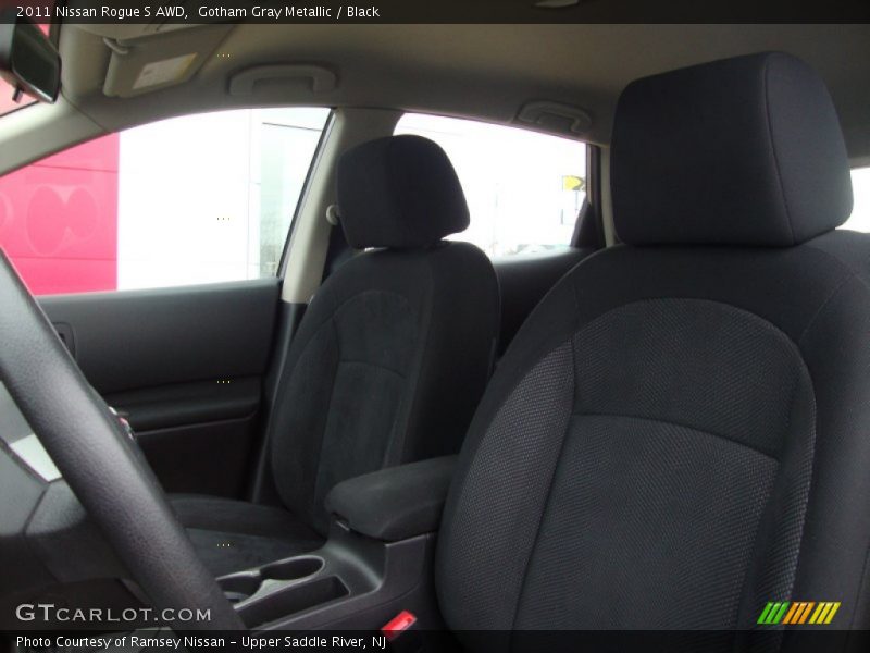 Gotham Gray Metallic / Black 2011 Nissan Rogue S AWD