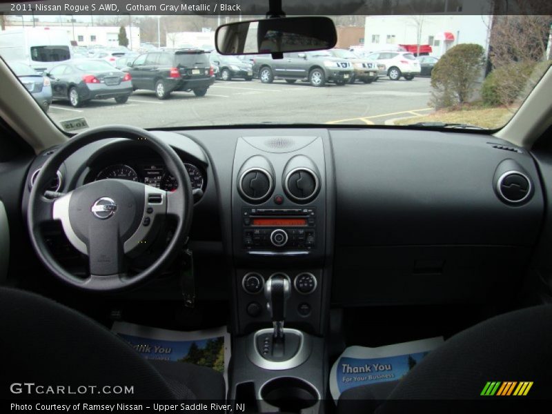 Gotham Gray Metallic / Black 2011 Nissan Rogue S AWD