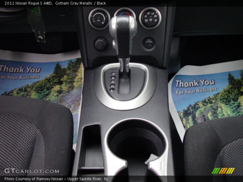 Gotham Gray Metallic / Black 2011 Nissan Rogue S AWD