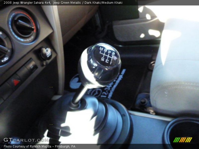  2008 Wrangler Sahara 4x4 6 Speed Manual Shifter