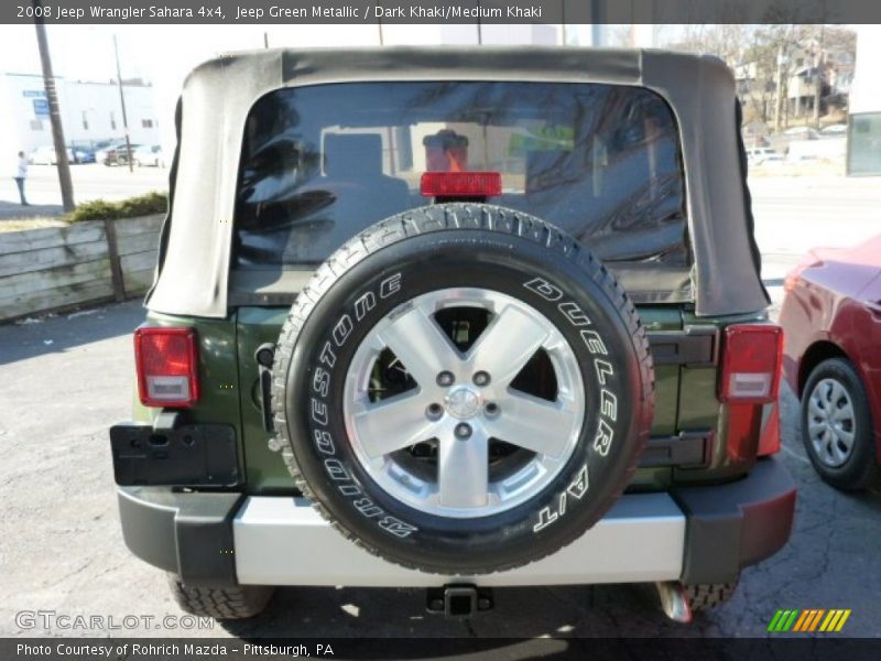 Jeep Green Metallic / Dark Khaki/Medium Khaki 2008 Jeep Wrangler Sahara 4x4